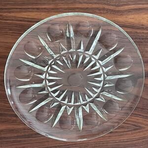 Regency by Princess House Dinner Plate Clear Glass Replacement Discontinued